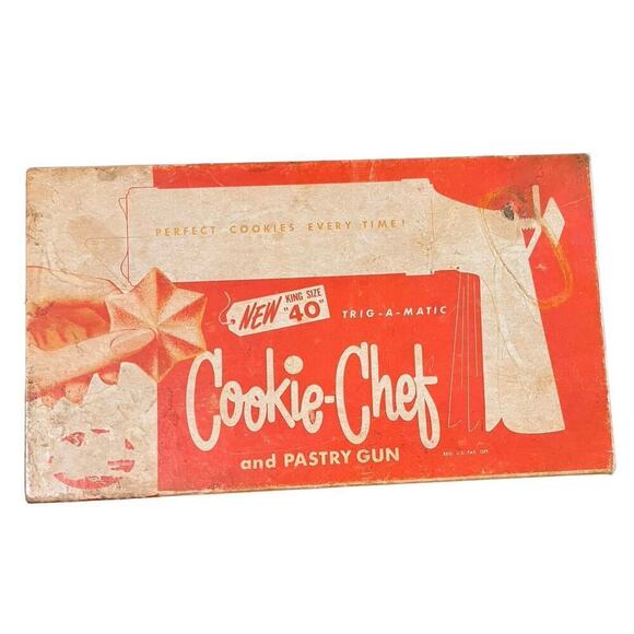 Vintage Trig-A-Matic Cookie Chef and Pastry Gun in Original Box (incomplete) - Picture 1 of 5